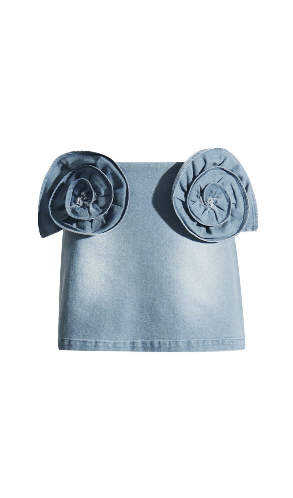 Flower Denim Skirt Flowering Girl