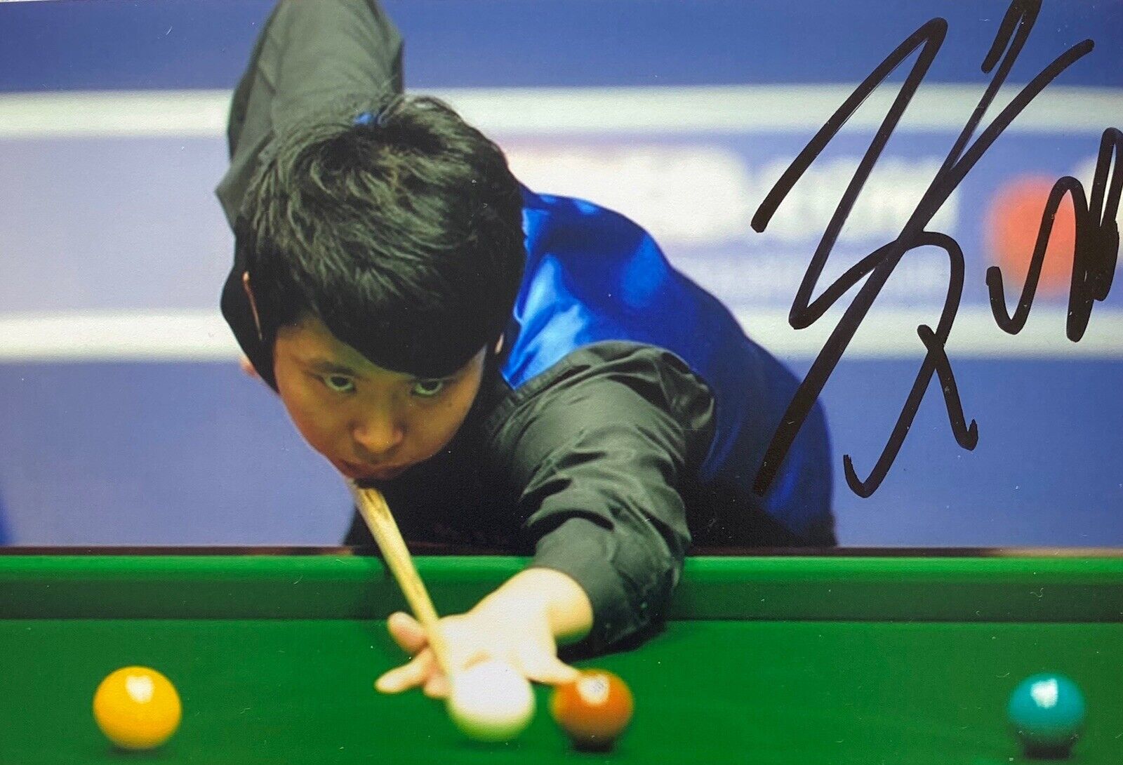 Zhang Anda Genuine Hand Signed 6X4 Photo Poster painting - Snooker 2