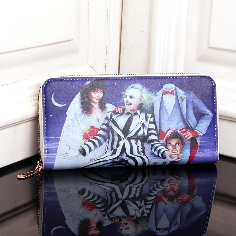 Boy’S Human PVC Pu Leather Zipper Kids Wallets