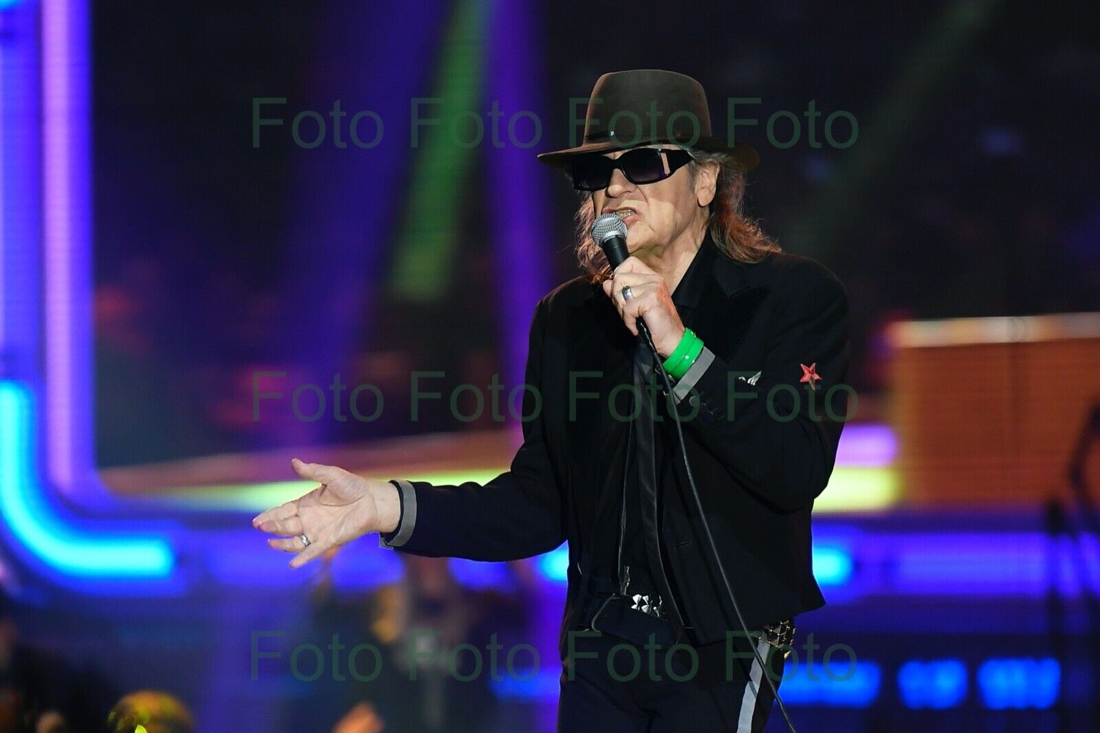 Udo Lindenberg Rock Musik Maler Foto 20 x 30 cm ohne Autogramm (Be-28