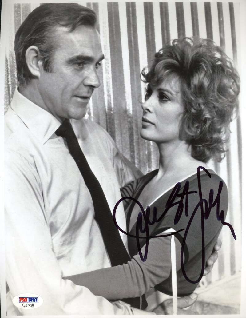 Jill St John Psa Dna Coa Autographed 8x10 James Bond Photo Poster painting Hand Signed