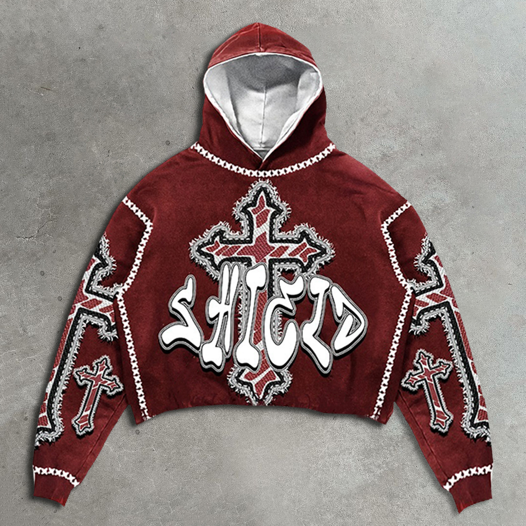 God Cross Casual Street Hoodie