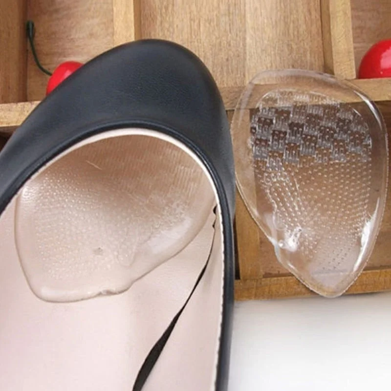Gel Woman Forefoot Insole Pad For High heels,flat Feet insoles,Clear Cushion Soft Shoe Pads Insoles 1Pair Inserts Foot Care Pad