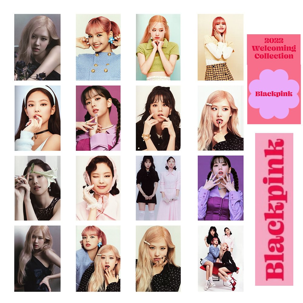 Blackpink 2022 Welcoming Collection Postcards 16 pcs