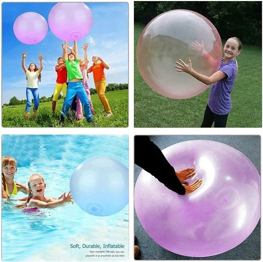 Inflatable bubble ball (that can be filled with water)