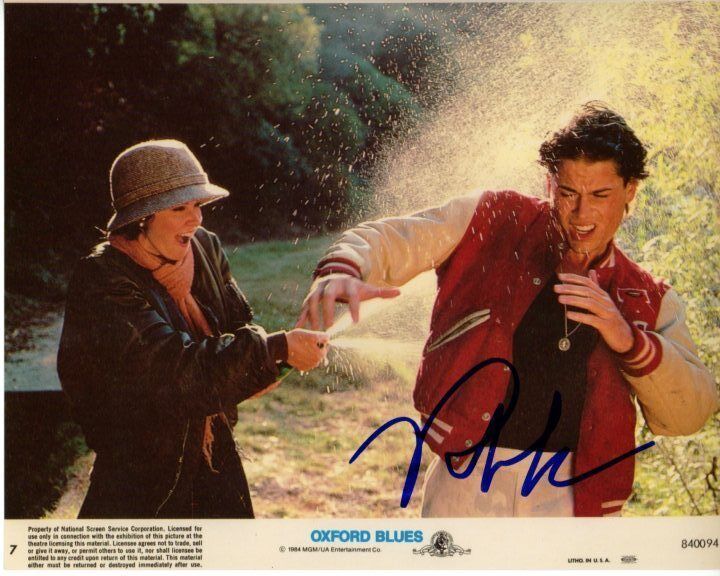 ROB LOWE signed autographed OXFORD BLUES w/ ALLY SHEEDY Photo Poster painting