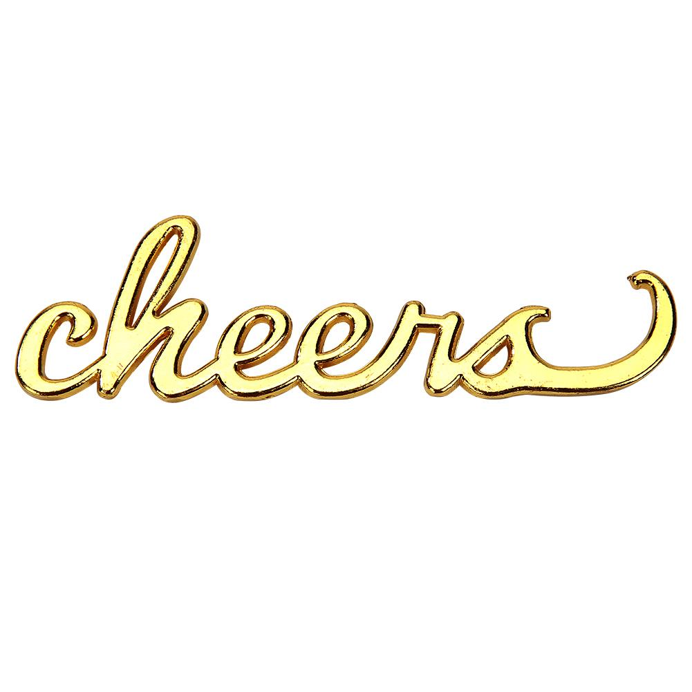 

Creative Alloy Cheers Bottle Opener Gift Wedding Souvenir Kitchen Tool (A, 501 Original