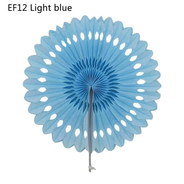 5pcs 8 20cm Tissue Paper Cut-out Paper Fans Pinwheels Hanging Flower Paper Crafts for Showers Wedding Party Birthday Festival