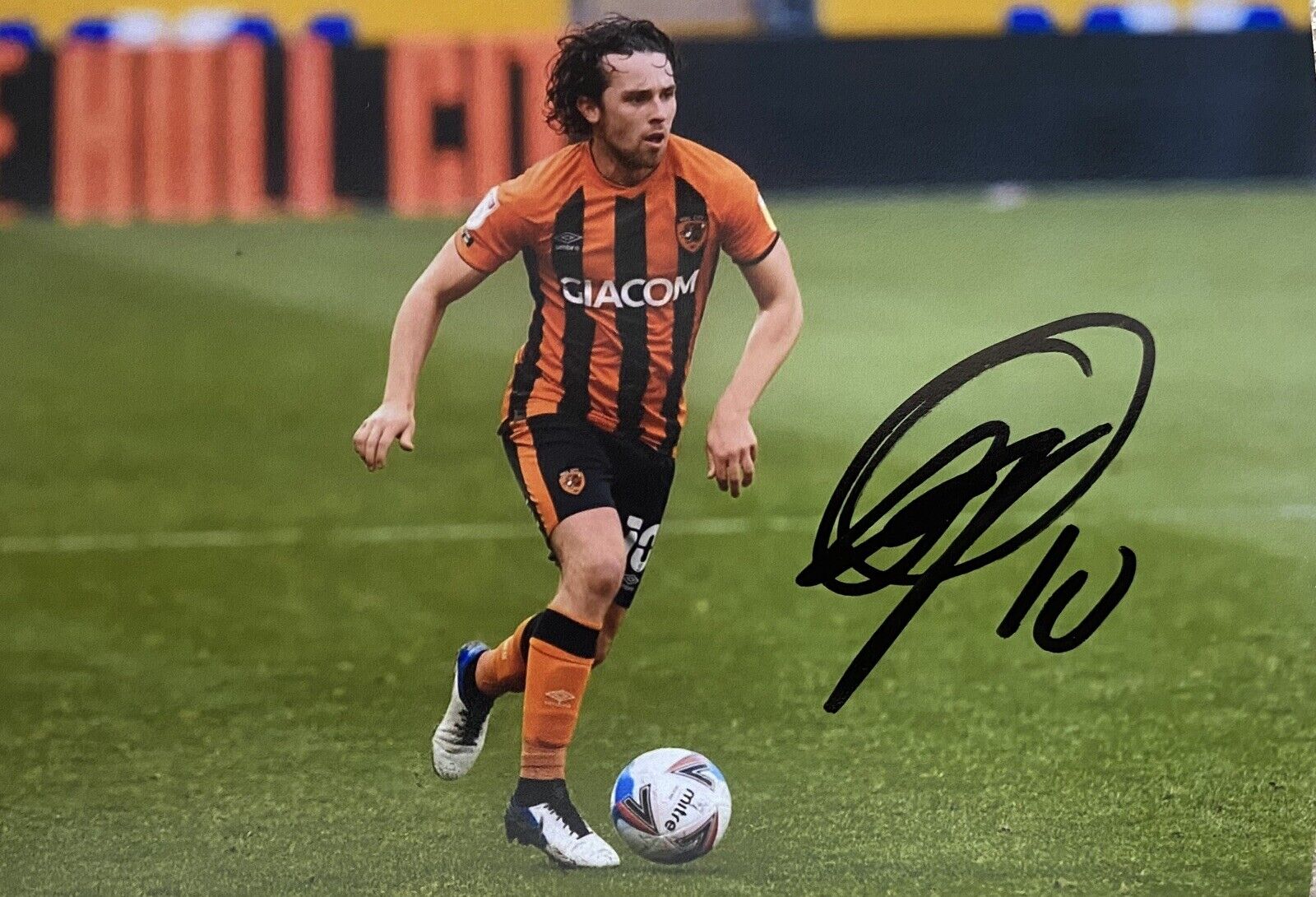 George Honeymoon Genuine Hand Signed Hull City 6X4 Photo Poster painting 2