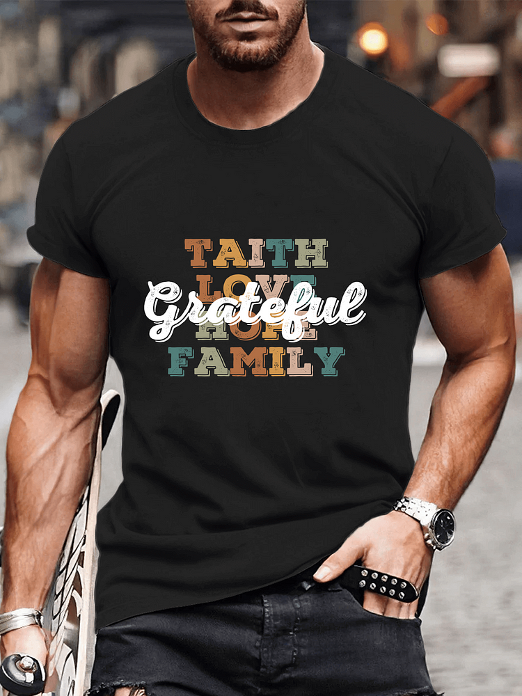 Faith Love Hope Family, Men's T-Shirts