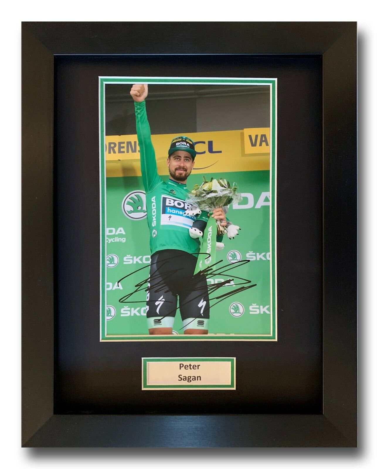 PETER SAGAN HAND SIGNED FRAMED Photo Poster painting DISPLAY - TOUR DE FRANCE AUTOGRAPH 1.