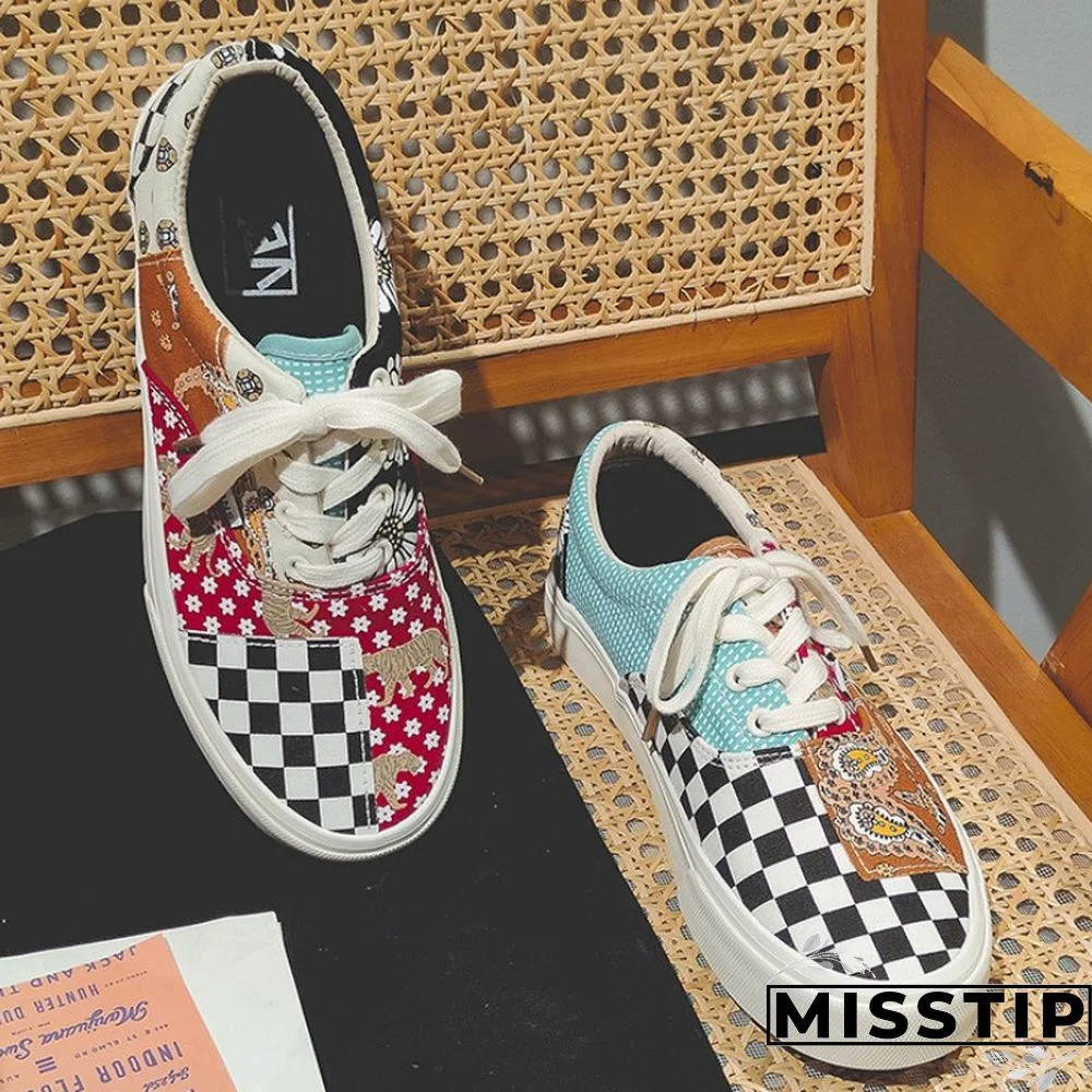 Multicolor Casual Patchwork Round Comfortable Shoes