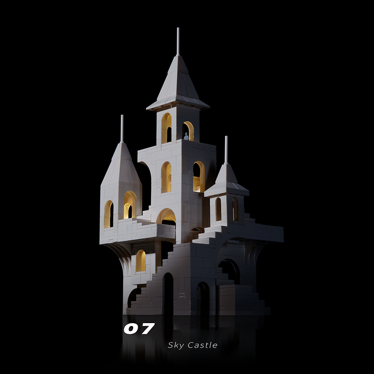 Sky Castle Building Blocks slivor