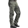 Men's Outdoor Vintage Washed Cotton Washed Multi-pocket Tactical Pants by Inlyline