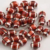 Stylish Baseball Rugby Ceramic Beads DIY Jewelry Accessories