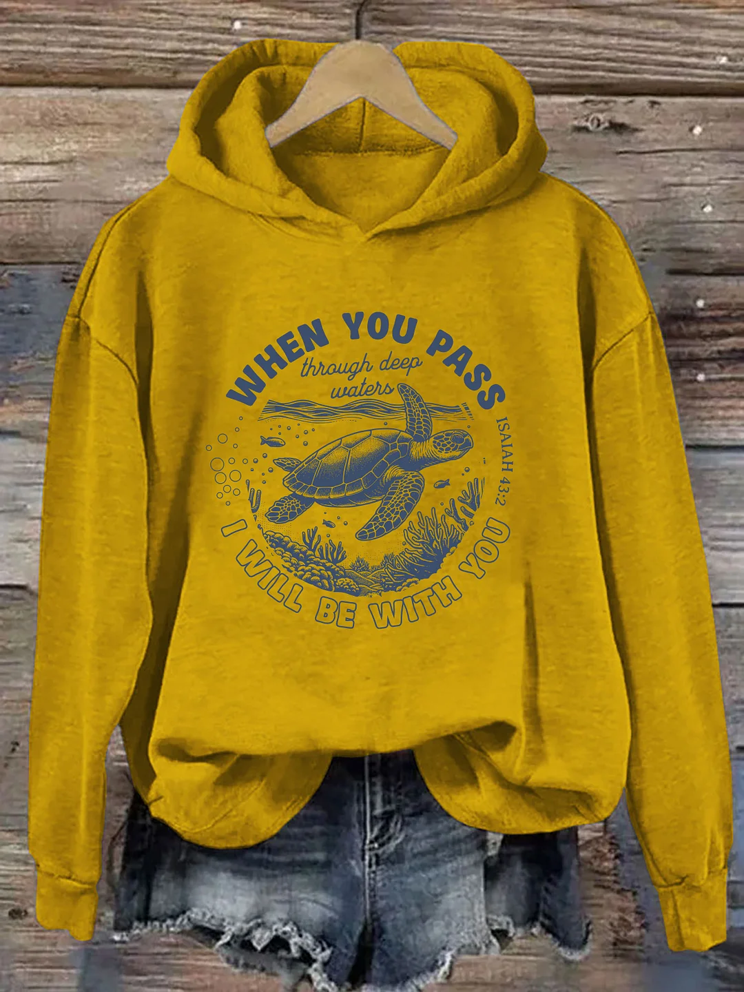 When You Go Through Waters Hoodie