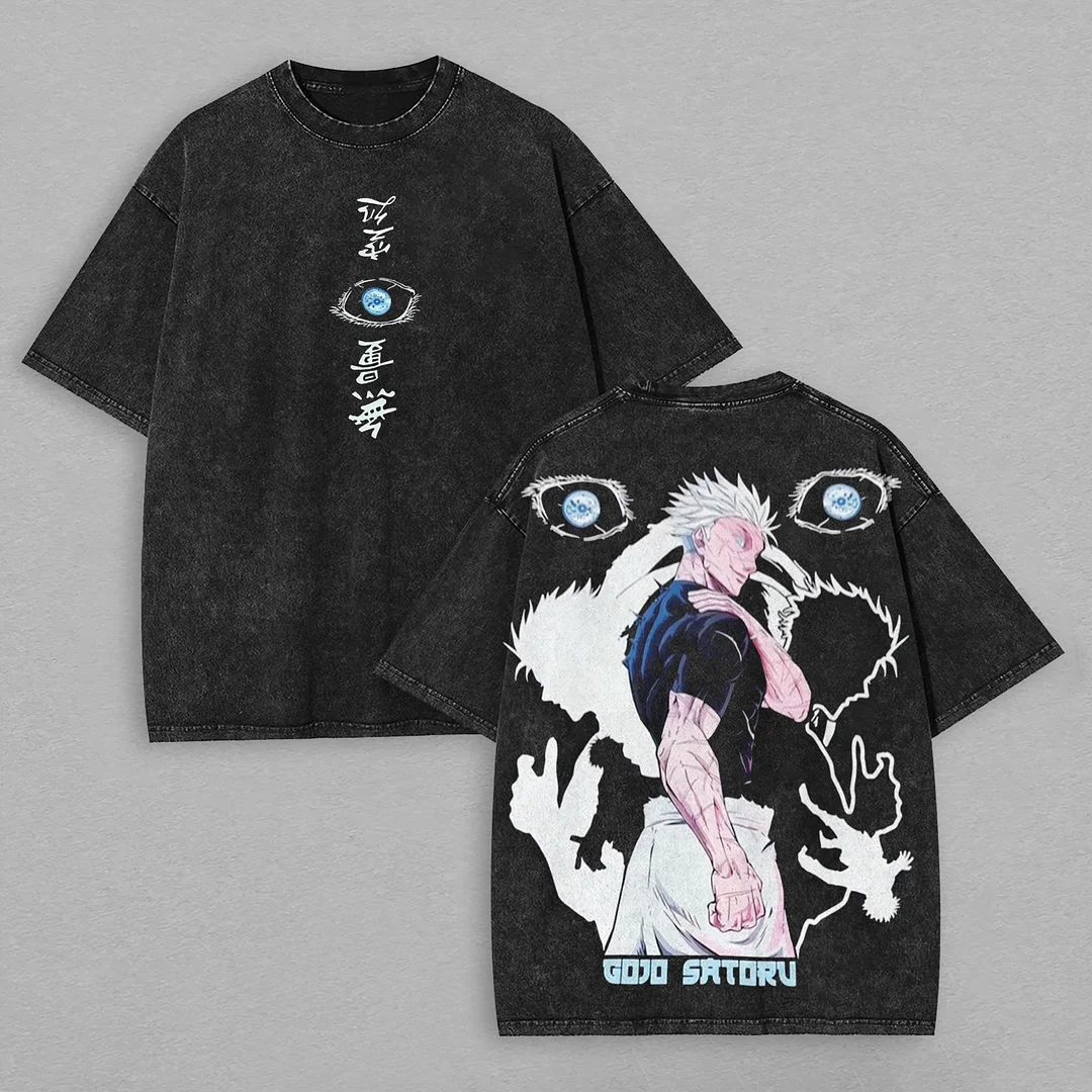 Gojo Satoru Printed Unisex Washed T-Shirt