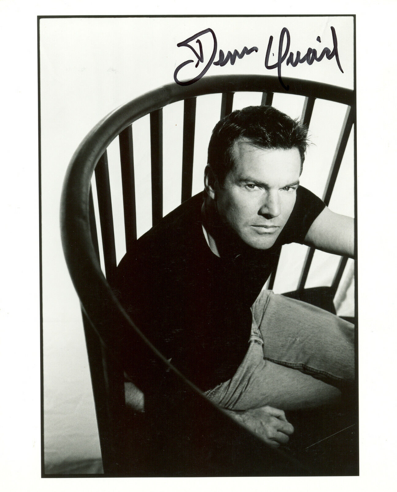 DENNIS QUAID Signed Photo Poster paintinggraph - Film Actor - preprint