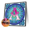 （Multi-Style)Mandala Alphabetr A-Full Round Diamond Painting 30*30CM