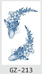 Temporary Waterproof Tattoos Stickers Christian Buddhism Taoism Pray Juice Ink Lasting Men Women Chest Body Arm Fake Tatoo DIY