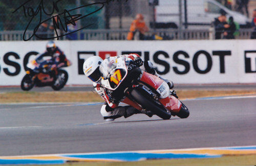 Taylor Mackenzie Aprilia 125cc Signed Photo Poster painting 5x7 2011 3.