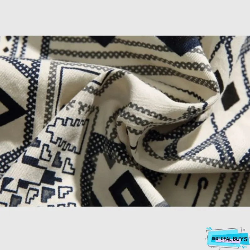 Geometric Print Shirts