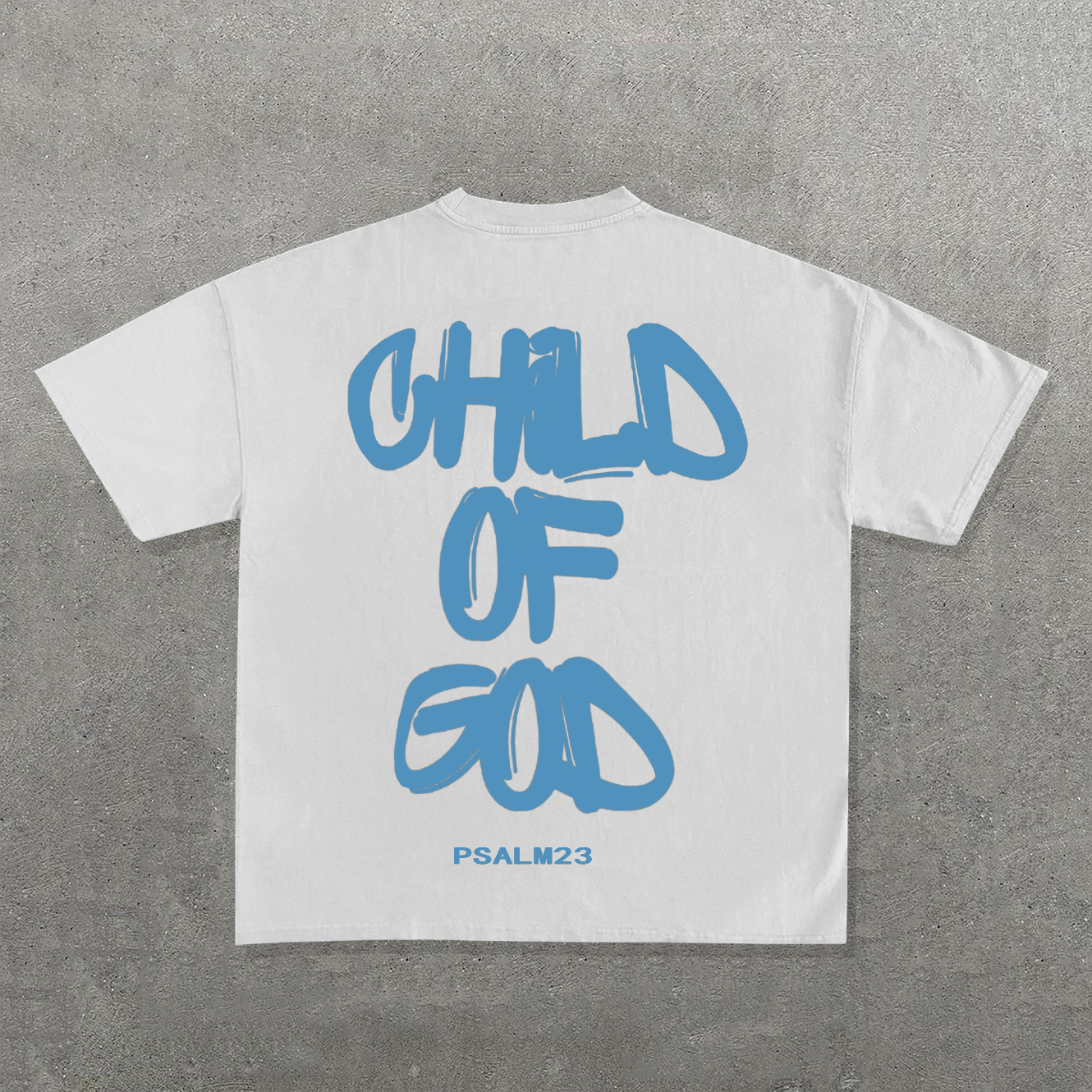 Child Of God Print 100% Cotton T-Shirt / TECHWEAR CLUB / Techwear