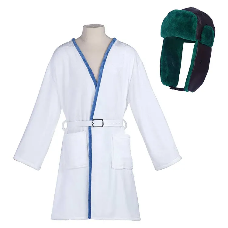 National Lampoon's Vacation Cousin Eddie Robe White Outfits Cosplay Costume Halloween Carnival Suit