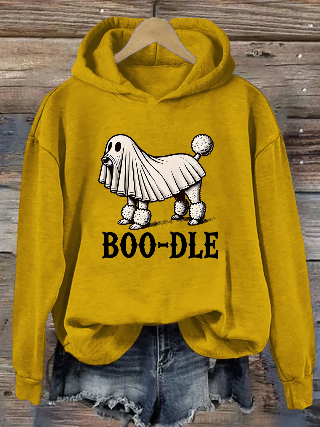 Funny Halloween Ghost Dog Hoodie
