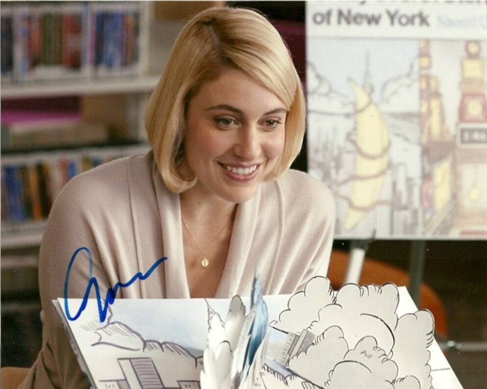 Sexy Greta Gerwig Autographed Signed 8x10 Photo Poster painting COA