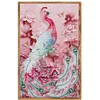 Diamond Painting -DIY Round Dril Pink Peafowl