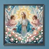 Vierge Marie-peinture diamant en forme spéciale-30*30cm