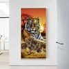 Diamond Painting-DIY Full Round Drill Tiger(110x50cm)