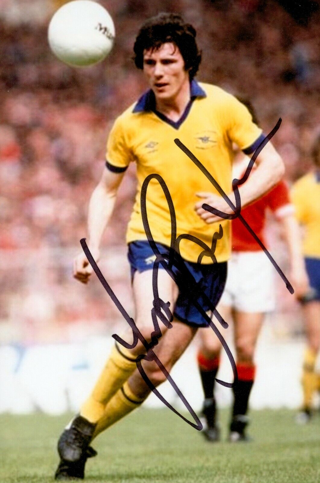 Frank Stapleton Signed 6x4 Photo Poster painting Arsenal Republic of Ireland Autograph + COA