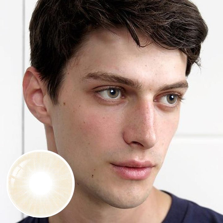 Men's Ochre Colored Contacts