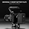 NEEWER Foldable V-Shaped Battery Plate with Curved Bottom Plate for RS4 Gimbal, Tripod and PD Quick Release Plate, DSLR Camera Video Equipment