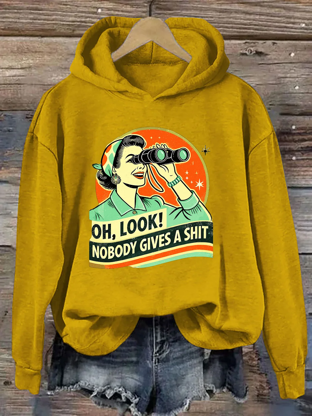 Oh Look Nobody Gives A Shit Hoodie