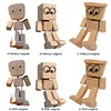 Shaking Wooden Man Figurine Handmade Car Ornaments Action Figure Creative Gifts