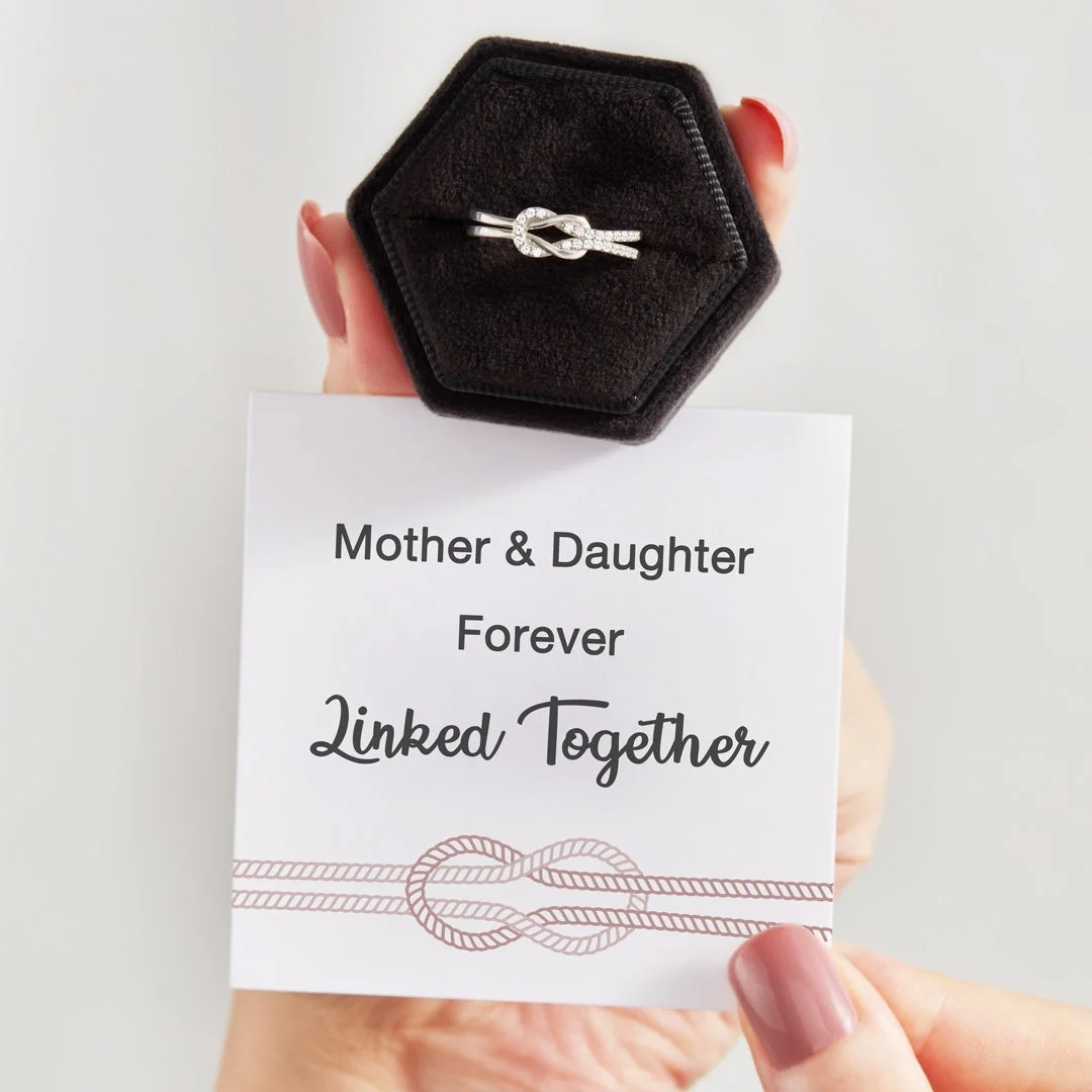 Forever Linked Together Infinity Knot Ring