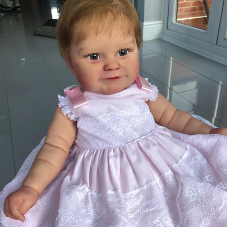  [New] 20" Realistic Reborn Toddlers Doll Girl Yutuin with Brown Hair - Reborndollsshop®-Reborndollsshop®