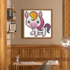 Horse-14CT Stamped Cross Stitch Kit(15*15cm)