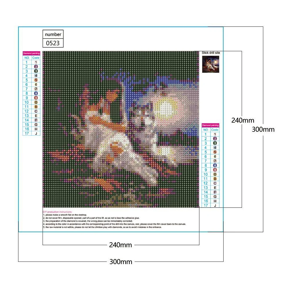 Diamond Painting - Full Round Drill - Beauty(30*30cm)