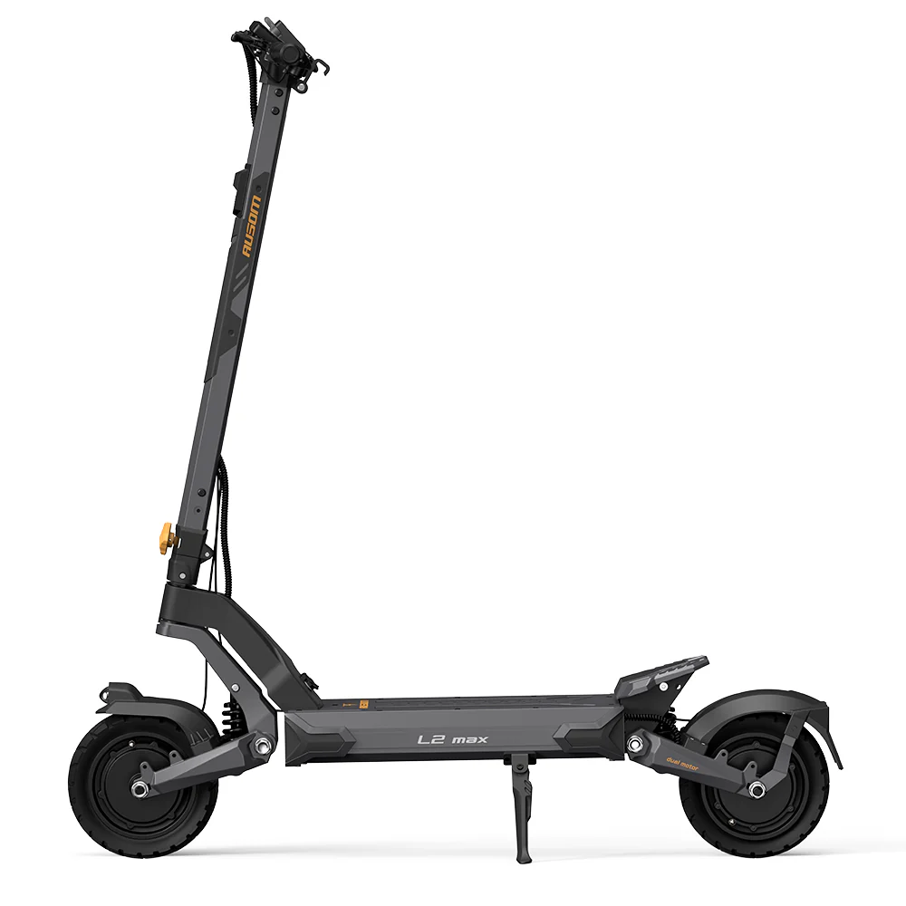 Ausom L2 Max Dual Motor E-scooter 3*10 inch Tires,2*1000W Motor, 48V 20.8Ah Battery,65km/h Max Speed, 90km Range