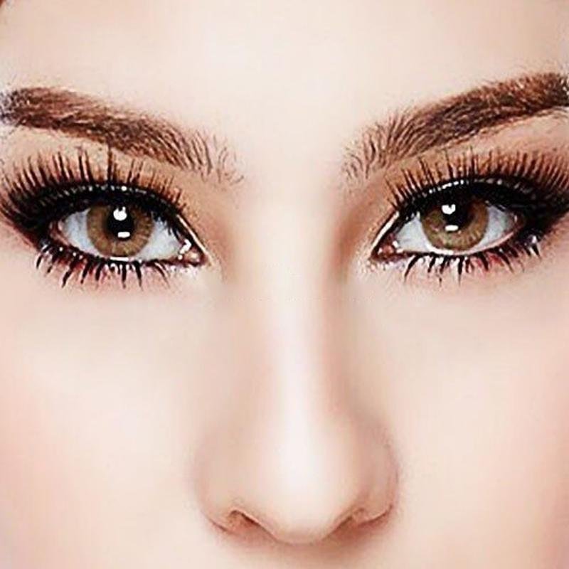Honey dark brown (12 months) contact lenses