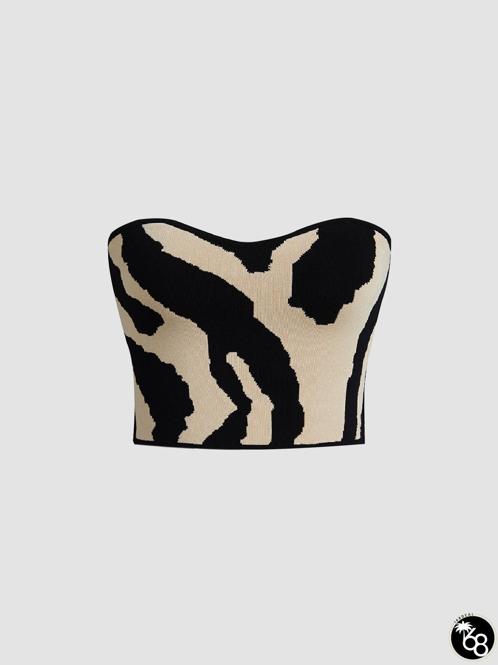 Zebra Print Tube Top | 168DEAL