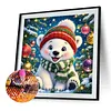 Diamond Painting -DIY Round Drill Christmas Polar Bear(40x40cm)