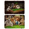 2PCS Dogs Playing Pool - Vintage Metal Signs Set - 20*30cm/30*40cm