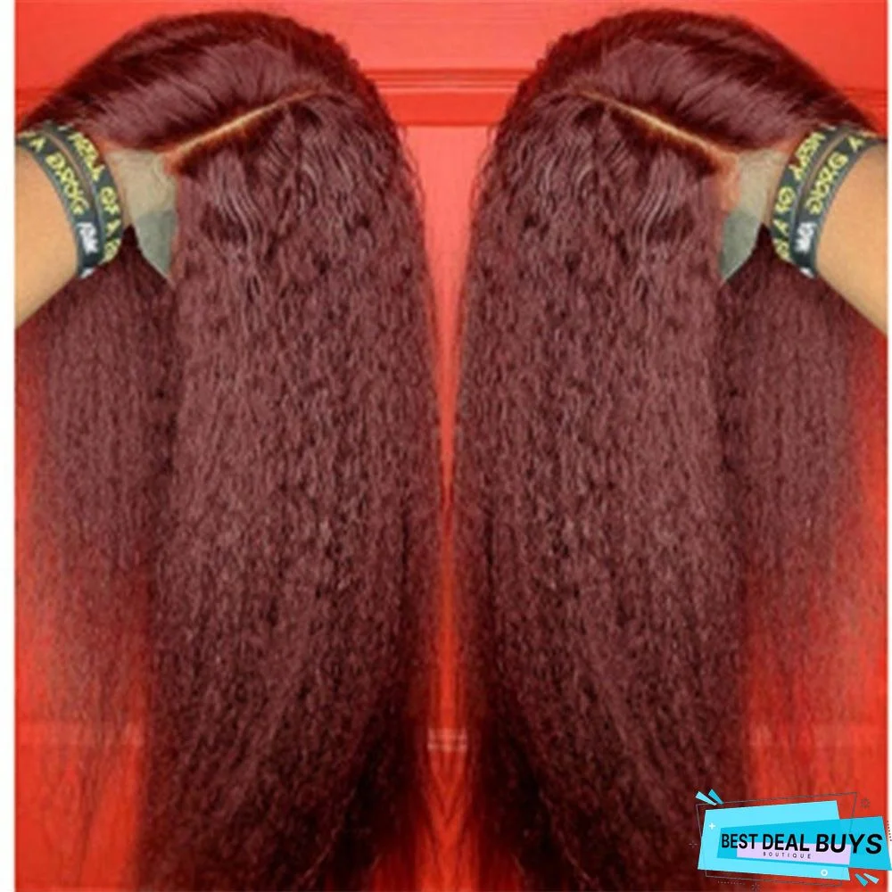 Fluffy Long Straight Hair Wig Female High-Temperature Silk Chemical Fiber Headgear