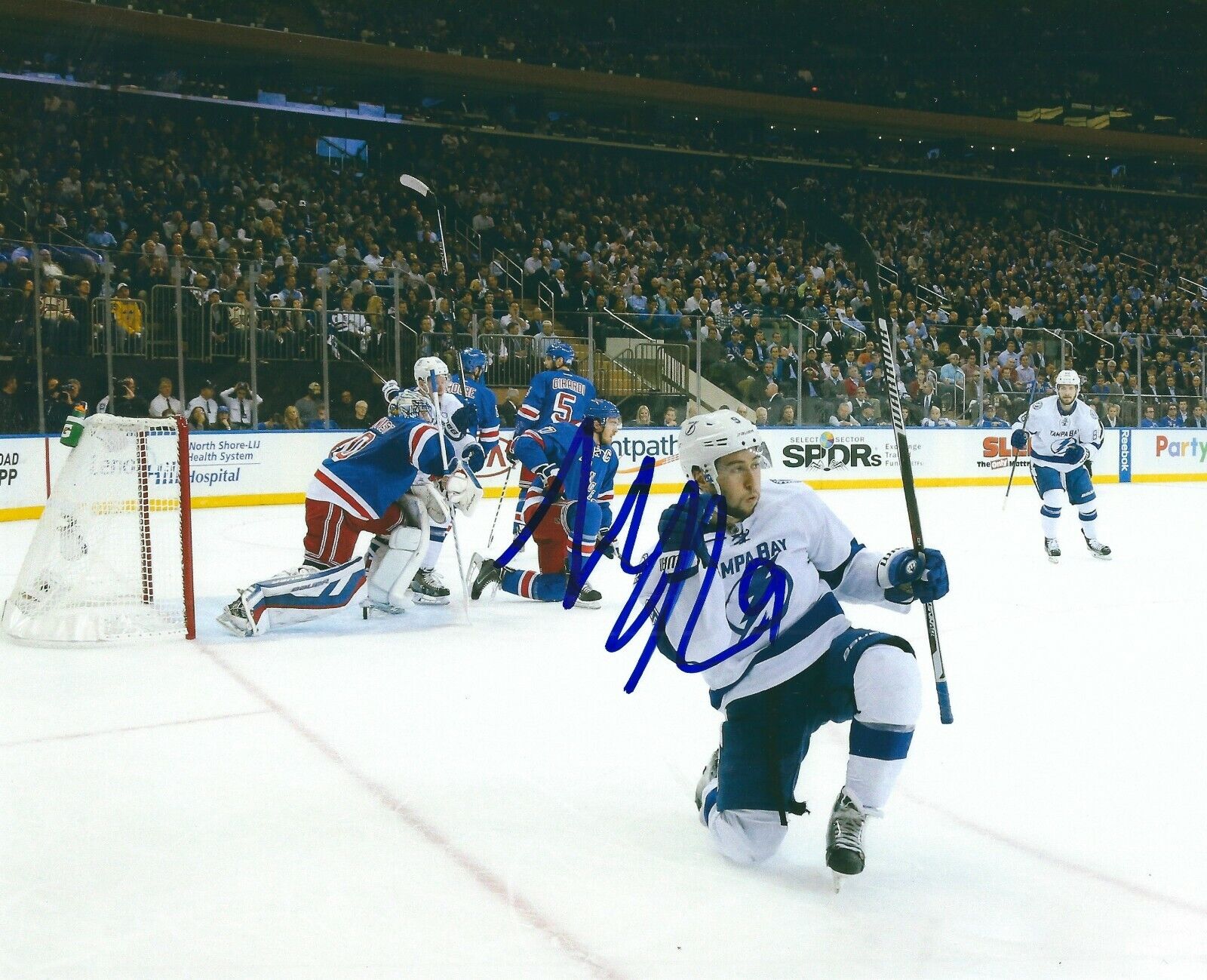 Signed 8x10 Tyler Johnson Tampa Bay Lightning Autographed Photo Poster painting - COA