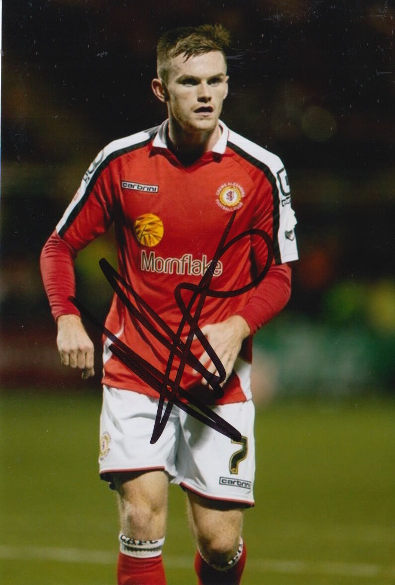 CREWE ALEXANDRA HAND SIGNED OLIVER TURTON 6X4 Photo Poster painting 2.